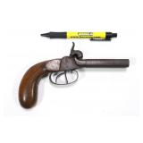 Percussion .45 Cal. Two Barrel Belt Pistol,