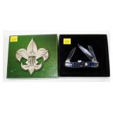 Case XX Boy Scouts of America Navy Blue Bone