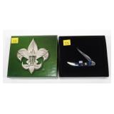 Case XX Boy Scouts of America Navy Blue Bone