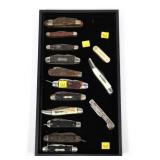 Lot: Assorted folding/pocket knives, 14 pcs.