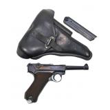 Mauser Luger Code 42 Dated Chamber 9mm, 4" Barrel,