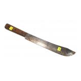 U.S. hammer dorged machete, 12" blade