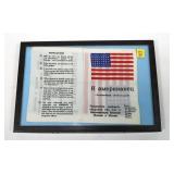 U.S. -Russian pilot blood chit in riker mount