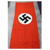 WWII German banner, 106" x 40" W