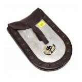 WWII German aluminum and leather case, use