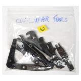 Lot, Civil War tools, 9 pcs.