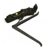 Military bipod with carrying case