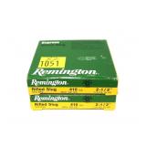 2- Boxes Remington .410 2.5" Rifled Slugs, 5 per
