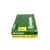 Box of Remington 12 Ga. 2.75" 00 Buck -5 Rds.