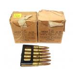 2- Boxes of 7.35x51mm Carcano 1939 cartridges