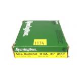 Box of Remington 12 Ga. 3.5" 00 Buck shot, 5 Rds