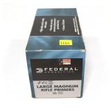 Case of 1,000 Federal large magnum rifle primers,