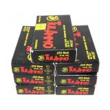 7- Boxes of .223 REM 55-grain FMJ cartridges,