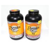 2- 1 lb. bottles of Pyrodex RS powder -x2 bottles