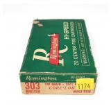 Box of Remington .303 British 180-grain SP