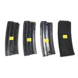 Lot, 4-20 Rd. AR mags w/cartridges ** NOT NYS