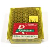 Box of Remington .22 LR hollow point