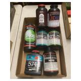 Lot: 7 Partial Bottles of Powder