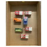 Lot: 7 boxes of assorted .22 cartridges