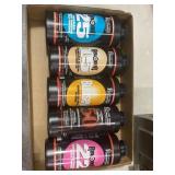 Lot: 5 Partial and full bottles of powder,
