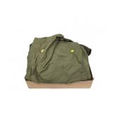 Lot, military shirts, coat liners, rain coat, misc