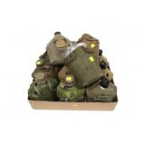 Lot, canteens, some WWII, 12 pcs.
