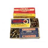 Lot, vintage partial boxes of 9mm Luger & .32 Auto
