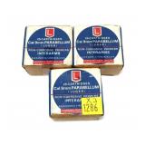 3- Boxes of 9mm Luger, 25 per box -x3 boxes