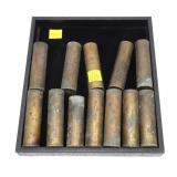 Lot, 12-10 Ga. brass UMC shells