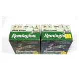 2- Boxes Remington 16 Ga. 2.75" No. 6 game loads,