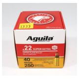 Box of .22 LR cartridges, 250 Rds.