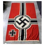 WWII German battle flag, 92" x 54"