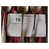 Lot, Sterling flatware, 6 pcs.