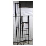 Metal bunk bed ladder and side rail