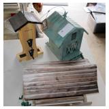 Lot- bird houses and feeders