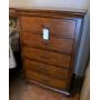 34" Cherry Finish 5- drawer highboys