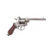 French pinfire revolver .44 Cal., 6" octagon