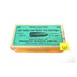 Vintage box of Winchester .44 Colt 210-grain