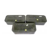 3- Sealed spam cans of 7.92 x 57mm Mauser