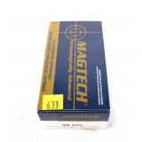 Box of Magtech .38 Spl. 158-grain LRN cartridges,