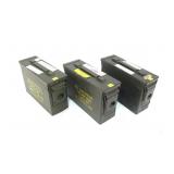 3- Metal ammunition cans