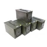 5- Metal ammunition cans