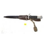 WWII German WKC dress knife/bayonet with scabbard