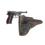 Mauser P.38 "byf44" 9mm semi-auto with magazine,