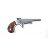 Derringer single swing barrel, spur trigger,