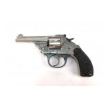 Iver Johnson top break revolver, 3" barrel, nickel