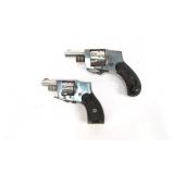 2- Kolb baby hammerless revolvers, folding