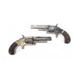 2- J. Marlin spur trigger revolvers: 1875 No. 32