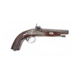 Liege Belgium .31 cal. percussion pistol, 5"