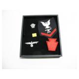 Lot, German WWII patches and pins